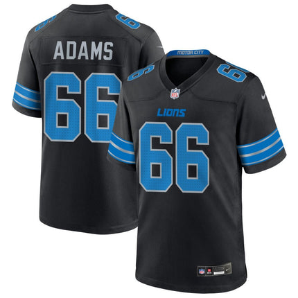 Myles Adams Detroit Lions 2025 Alternate Game Jersey - Black