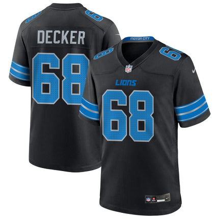 Taylor Decker Detroit Lions 2025 Alternate Game Jersey - Black