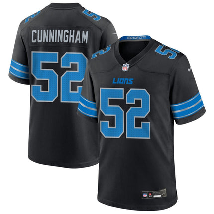 Zach Cunningham Detroit Lions 2025 Alternate Game Jersey - Black