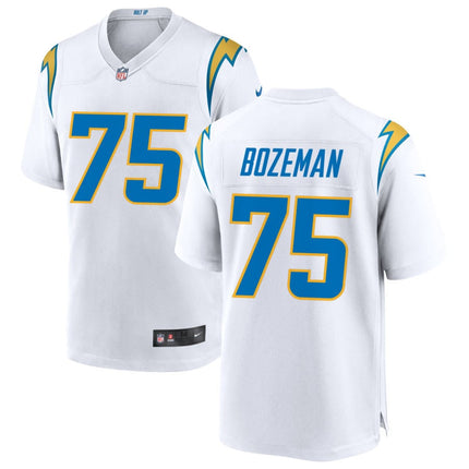 Bradley Bozeman Los Angeles Chargers 2025 Game Jersey - White