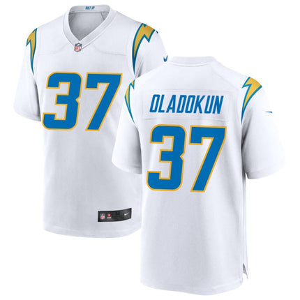 Jordan Oladokun Los Angeles Chargers 2025 Game Jersey - White