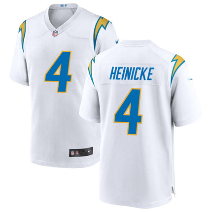 Taylor Heinicke Los Angeles Chargers 2025 Game Jersey - White