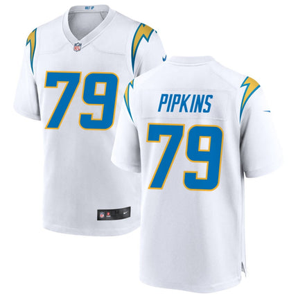 Trey Pipkins Los Angeles Chargers 2025 Game Jersey - White