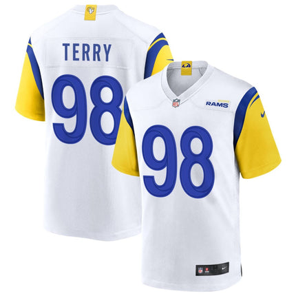 Da'Jon Terry Los Angeles Rams 2025 Alternate Jersey - White
