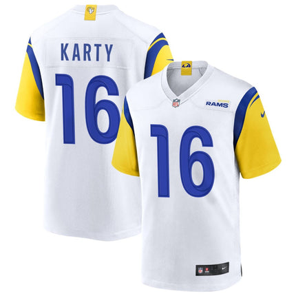 Joshua Karty Los Angeles Rams 2025 Alternate Jersey - White