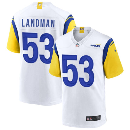 Nate Landman Los Angeles Rams 2025 Alternate Jersey - White