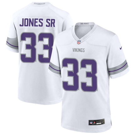 Aaron Jones Sr Minnesota Vikings 2025 Alternate Game Jersey - White