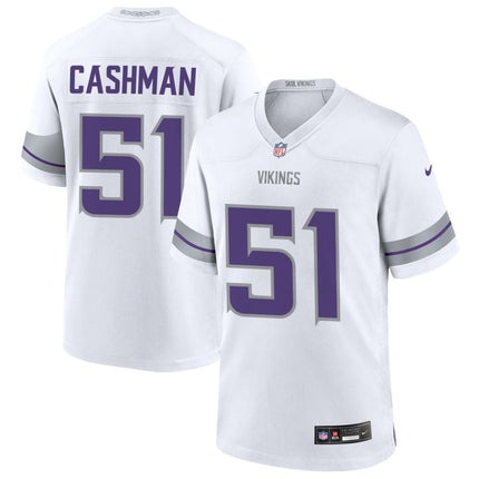 Blake Cashman Minnesota Vikings 2025 Alternate Game Jersey - White