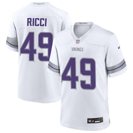Giovanni Ricci Minnesota Vikings 2025 Alternate Game Jersey - White
