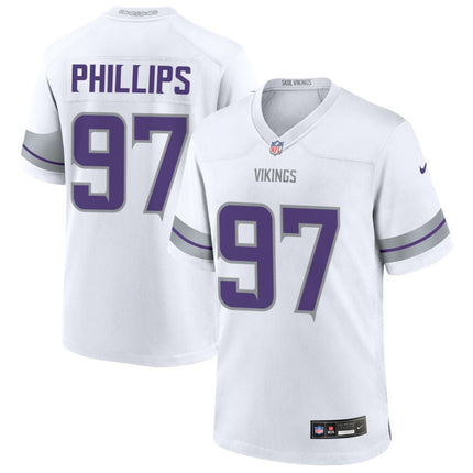 Harrison Phillips Minnesota Vikings 2025 Alternate Game Jersey - White