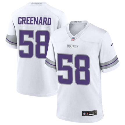 Jonathan Greenard Minnesota Vikings 2025 Alternate Game Jersey - White