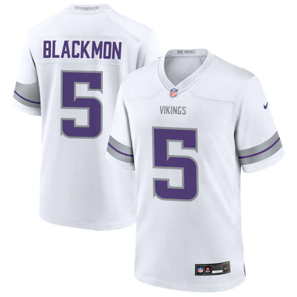 Mekhi Blackmon Minnesota Vikings 2025 Alternate Game Jersey - White