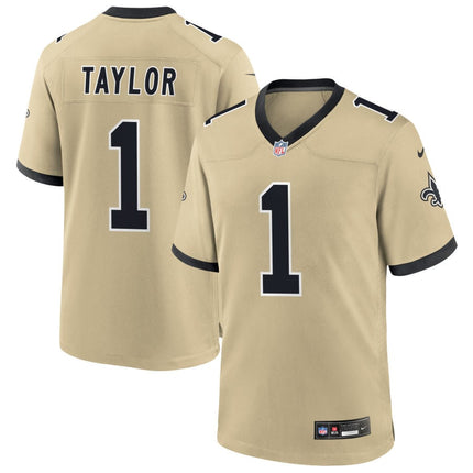 Alontae Taylor New Orleans Saints 2025 Gameday Golds Alternate Game Jersey - Gold