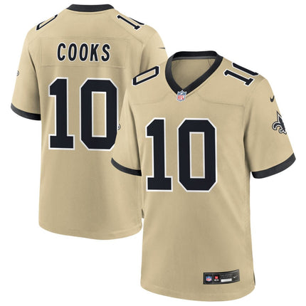 Brandin Cooks New Orleans Saints 2025 Gameday Golds Alternate Game Jersey - Gold