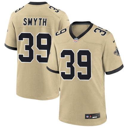 Charlie Smyth New Orleans Saints 2025 Gameday Golds Alternate Game Jersey - Gold