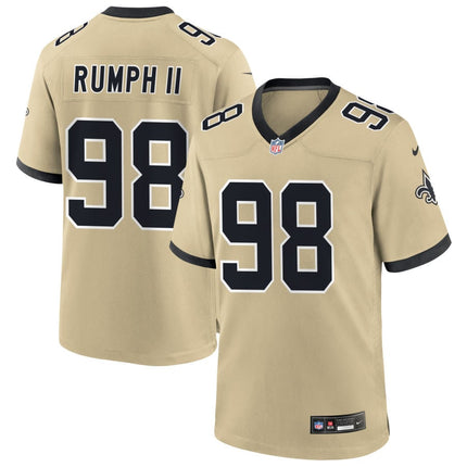 Chris Rumph II New Orleans Saints 2025 Gameday Golds Alternate Game Jersey - Gold