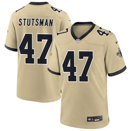 Danny Stutsman New Orleans Saints 2025 Gameday Golds Alternate Game Jersey - Gold