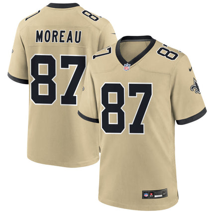 Foster Moreau New Orleans Saints 2025 Gameday Golds Alternate Game Jersey - Gold