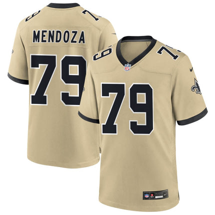 Jonathan Mendoza New Orleans Saints 2025 Gameday Golds Alternate Game Jersey - Gold