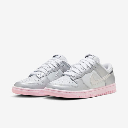 Men's Nike Dunk Low 'Metallic Silver Pink' Shoes