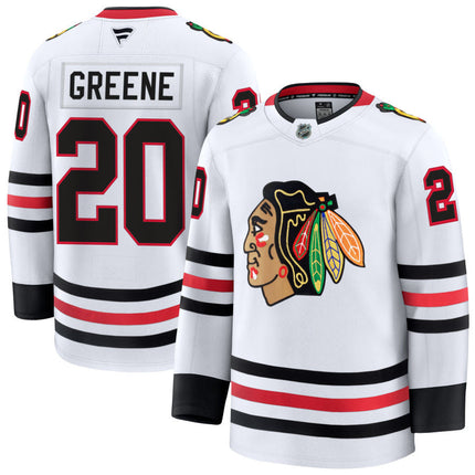 Ryan Greene Chicago Blackhawks 2025 Away Jersey - White