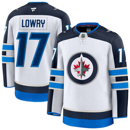Adam Lowry Winnipeg Jets 2025 Away Jersey - White