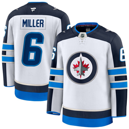 Colin Miller Winnipeg Jets 2025 Away Jersey - White