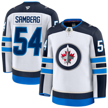 Dylan Samberg Winnipeg Jets 2025 Away Jersey - White