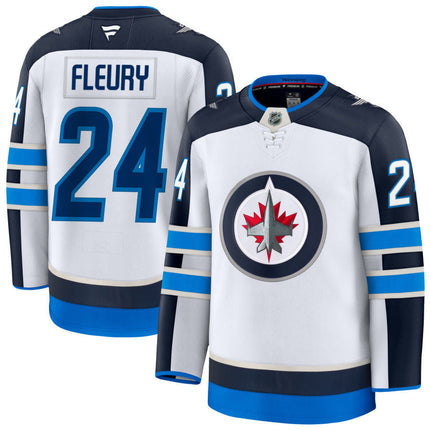 Haydn Fleury Winnipeg Jets 2025 Away Jersey - White