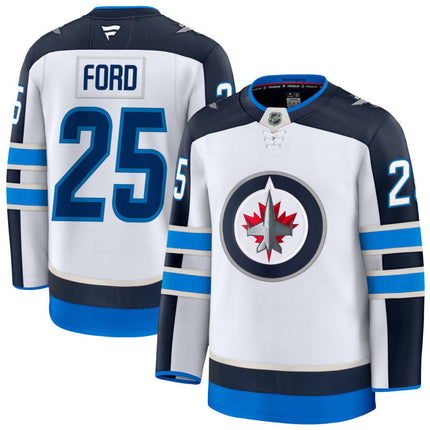 Parker Ford Winnipeg Jets 2025 Away Jersey - White