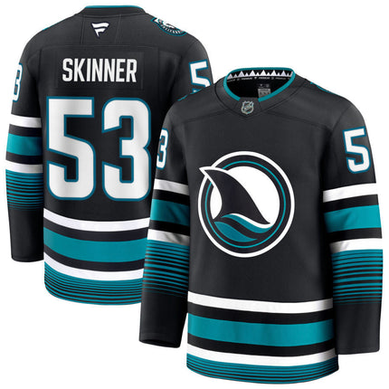 Jeff Skinner San Jose Sharks 2025 Alternate Jersey - Black