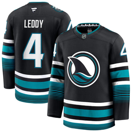 Nick Leddy San Jose Sharks 2025 Alternate Jersey - Black