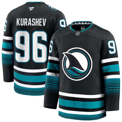 Philipp Kurashev San Jose Sharks 2025 Alternate Jersey - Black