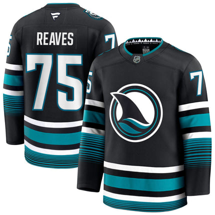 Ryan Reaves San Jose Sharks 2025 Alternate Jersey - Black