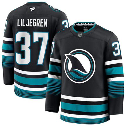 Timothy Lijegren San Jose Sharks 2025 Alternate Jersey - Black