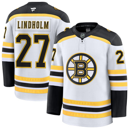 Hampus Lindholm Boston Bruins 2025 Away Jersey - White