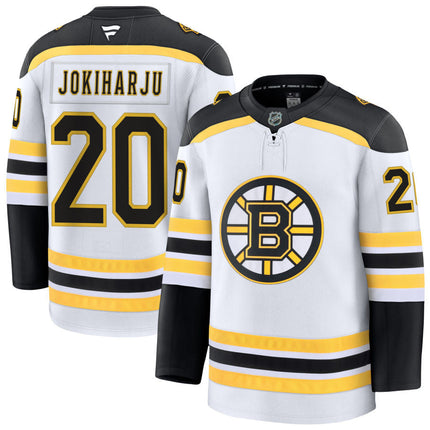 Henri Jokiharju Boston Bruins 2025 Away Jersey - White