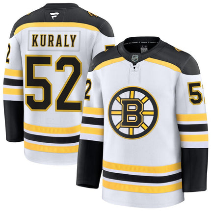 Sean Kuraly Boston Bruins 2025 Away Jersey - White