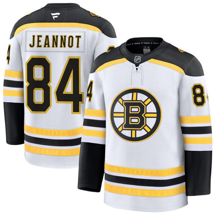 Tanner Jeannot Boston Bruins 2025 Away Jersey - White