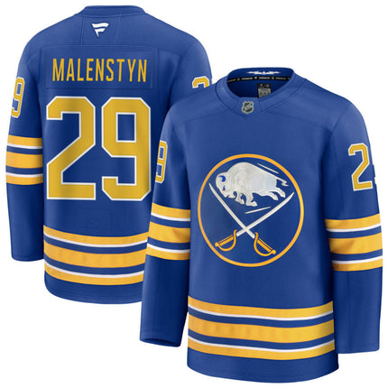 Beck Malenstyns Buffalo Sabres 2025 Home Jersey - Royal