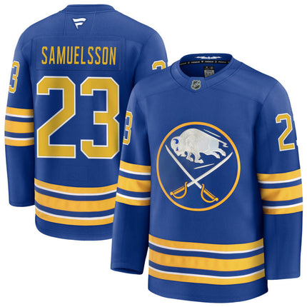 Mattias Samuelsson Buffalo Sabres 2025 Home Jersey - Royal