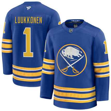 Ukko-Pekka Luukkonen Buffalo Sabres 2025 Home Jersey - Royal