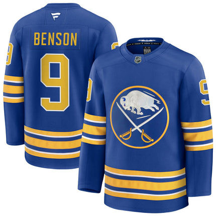 Zach Benson Buffalo Sabres 2025 Home Jersey - Royal