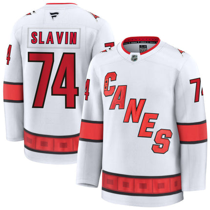 Jaccob Slavin Carolina Hurricanes 2025 Away Jersey - White