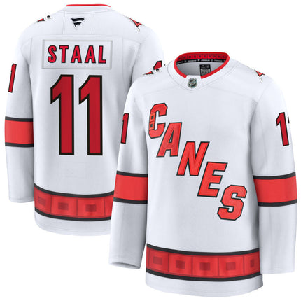 Jordan Staal Carolina Hurricanes 2025 Away Jersey - White