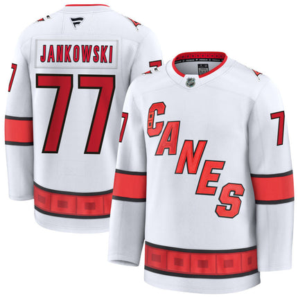 Mark Jankowski Carolina Hurricanes 2025 Away Jersey - White