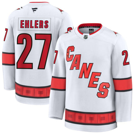 Nikolaj Ehlers Carolina Hurricanes 2025 Away Jersey - White