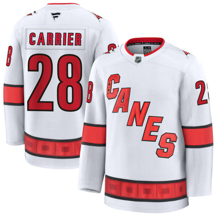 William Carrier Carolina Hurricanes 2025 Away Jersey - White