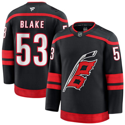 Jackson Blake Carolina Hurricanes 2025 Home Jersey - Black