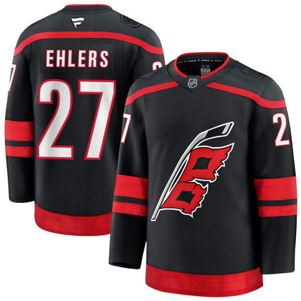 Nikolaj Ehlers Carolina Hurricanes 2025 Home Jersey - Black